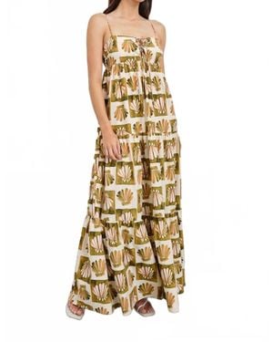 Rails Checkered Shells Mica Maxi Dress - Metallic