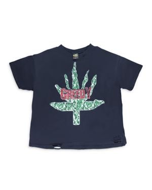 Greedy Unit Ganja T-Shirt - Blue