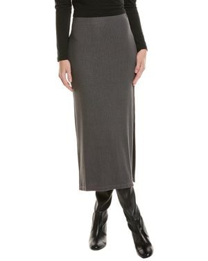 Bella Dahl Rib Skirt - Black