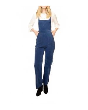 Cameo Cord Overalls - Blue