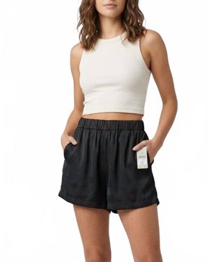 RD International Patti Pull On Short With Slant Pocket - Black