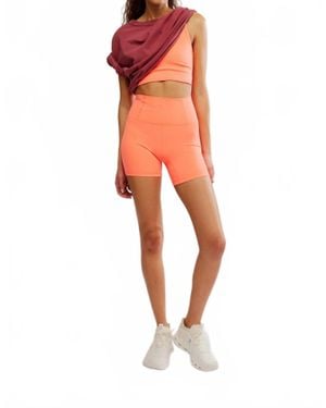 Free People Never Better Bike Shorts - Orange