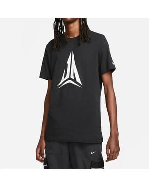 Nike Ja Morant Logo Short Sleeve T-Shirt - Black
