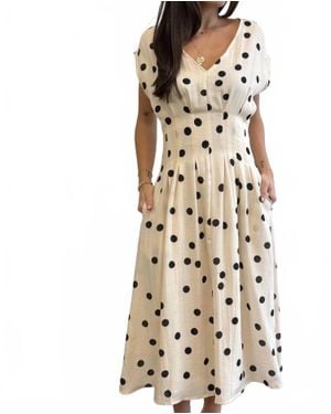 Thml Emily Polkadot Dress - Natural