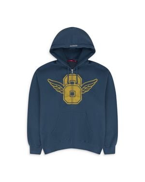 Supreme Dark Wings Zip Up Sweatshirt - Blue