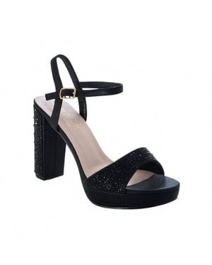 De Blossom Collection Peace Platform High Heel - Blue