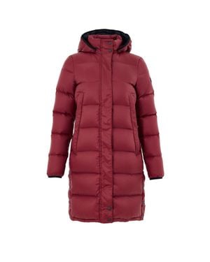 Moose Knuckles Cotton Full-Length Jacket - Red