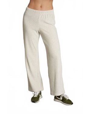 PERFECTWHITETEE Alex Velour Pant - Natural