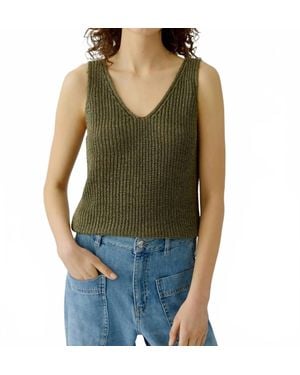 Ouí Knit Tank - Green