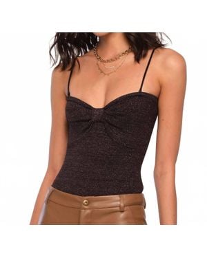 Heartloom Colette Rib Knit Cami Top - Black