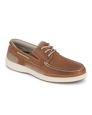 Dockers Beacon Leather Boat Shoe Stain Defender - Brown