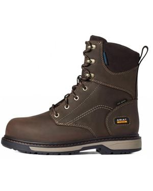 Ariat Comp-Toe Riveter H2O Insulated Glacier Grip Boot - Brown