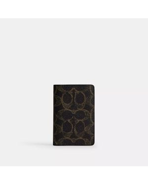 COACH Id Card Wallet - Black