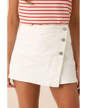 Risen Reese Mini Skort - White