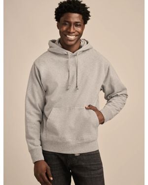 Lucky Brand Relaxed Fleece Hoodie - Natural