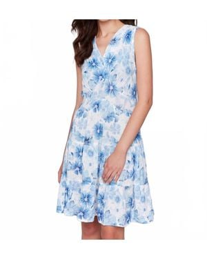 Charlie b Cape City Floral Dress - Blue