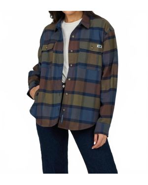 Salty Crew Fathom Flannel Shirt - Blue