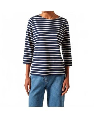 Saint James Galathee Striped Ii Shirt - Blue