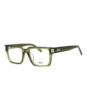 MCM Eyeglasses Square Full Rim, Frame And Clear Demo Lenses Lens Mw5010-D020 - Green