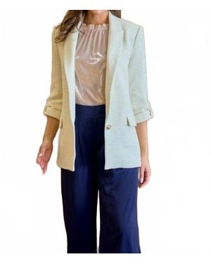 Hailey & Co Classy Mood Lined Jacket - Blue