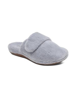 Aetrex Mandy Closed Toe Slipper - Gray