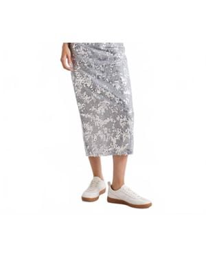 Marella Mlsarca Sequinned Skirt - Gray