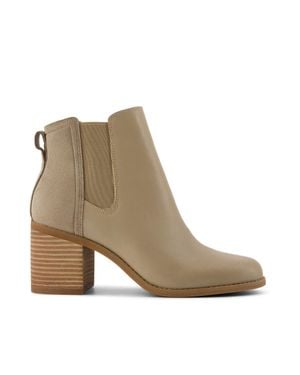 TOMS Evelyn Chelsea Dune Leather Boot - Brown