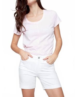 Charlie b Twill Short - White