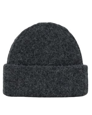 Closed Knitted Hat - Black