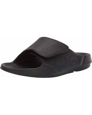 OOFOS Ooahh Sport Flex Sandal - Black