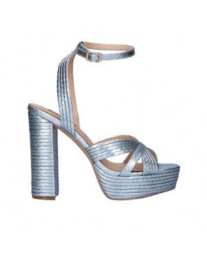 Exe' Ophelia Platform Block Heel - Blue