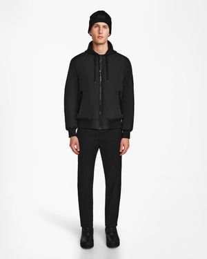 Rudsak Neven Bomber Jacket With Removable Dickie - Black