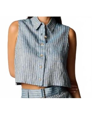Hevron Katja Top - Blue