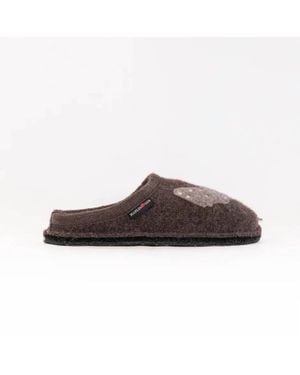 Haflinger Flair Chicken Slippers - Brown