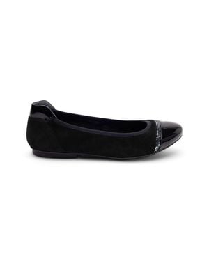 Hogan Sequinned Ballet Flats - Black