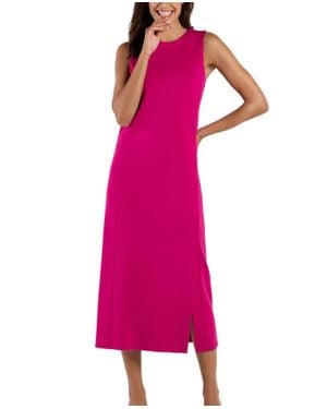 Jude Connally Darcy Ponte Midi Dress - Pink