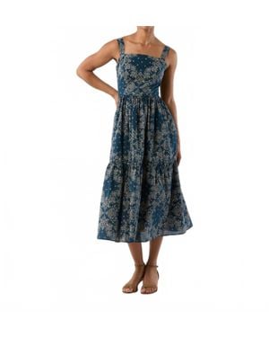 ANN MASHBURN Penny Bandana Dress - Blue