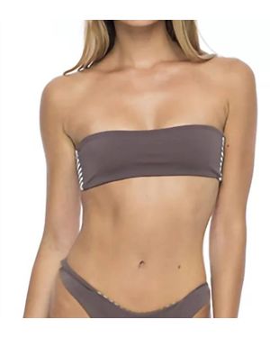 Indah Toss Bandeau Bikini Top - Natural