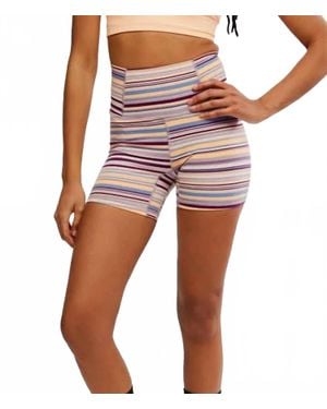 Free People Never Better Pocket Biker Shorts - Pink