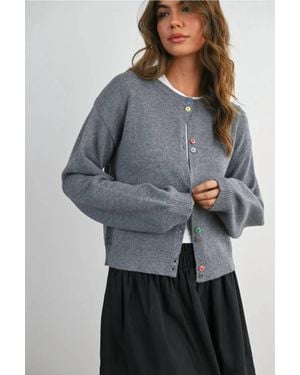 Buttermelon Ashley Cardigan - Gray