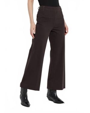 Lyssé Erin High Waist Wide Leg Denim Pants - Black