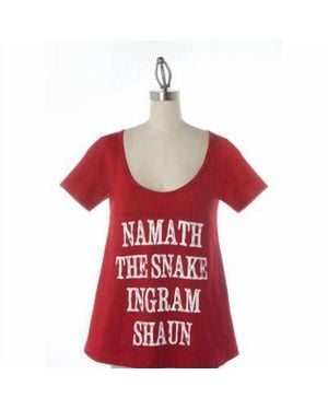 Judith March College Of Alabama Boys Of Fall Tee - Red