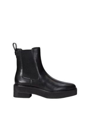 Ralph Lauren Leather Ankle Boots - Black