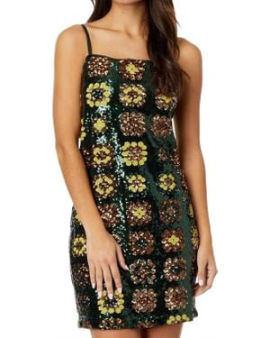 Johnny Was Gemini Sequin Mini Dress - Black