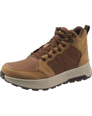 Teva Lace-Up Leather Ankle Boots - Brown