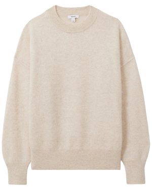 Reiss Misha Knit Top - Natural
