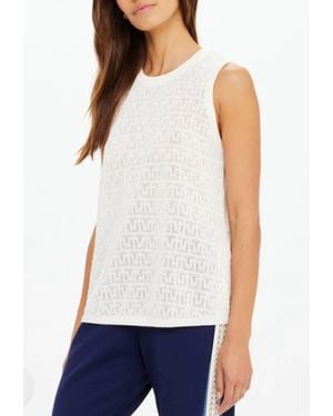 The Upside Chennai Knitted Tara Tank Top - White