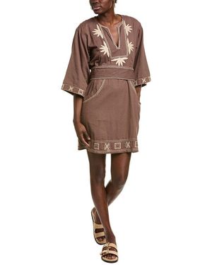 Phie Collective Arizona Mini Dress - Brown