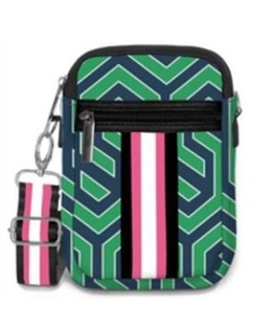 Top It Off Carla Street Neoprene Everyday Crossbody Bag - Green