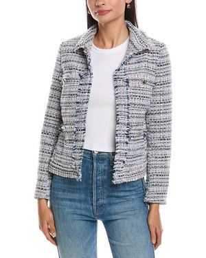 Nanette Lepore Tweed Jacket - Blue
